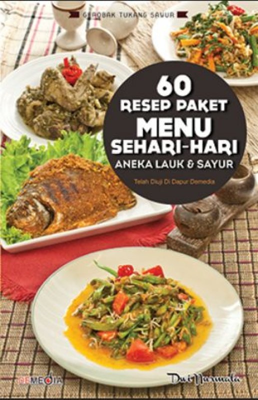 Cover Buku 60 Resep Paket Menu Sehari-hari Aneka Lauk dan Sayur