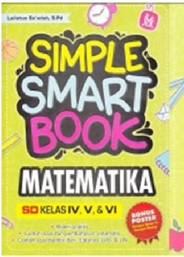 Cover Buku Simple Smart Book Matematika SD Kelas IV, V, & VI