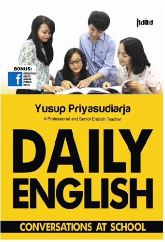 Cover Buku Daily English Conversations At School