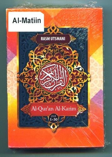 Cover Buku Al-Matiin - Quran Utsmani SC B7 (Al-Quran Al-Karim)