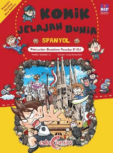 Cover Buku Komik Jelajah Dunia: Spanyol