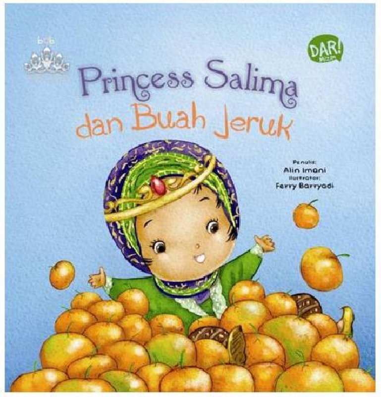 Cover Buku Princess Salima Dan Buah Jeruk (Board Book)