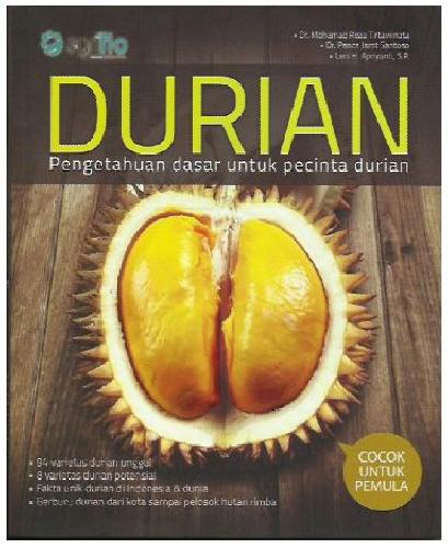 Cover Buku DURIAN : Pengetahuan Dasar Untuk Pecinta Durian