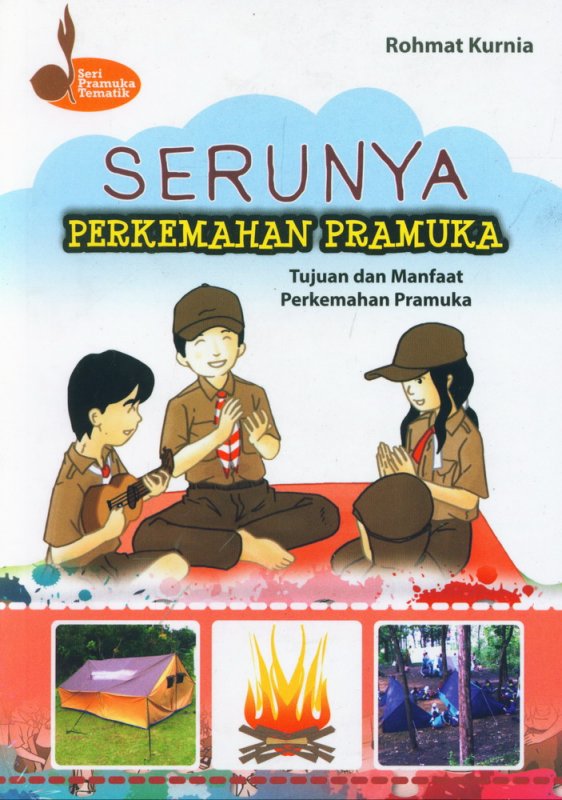 Cover Buku Serunya Perkemahan Pramuka