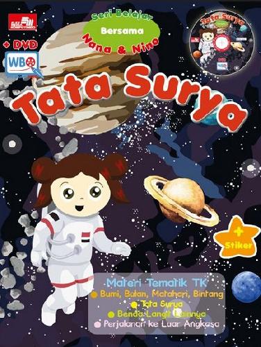 Cover Buku Tematik TK - Tata Surya + DVD