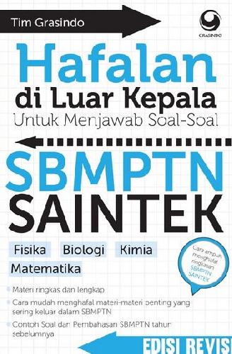 Cover Buku Hafalan Diluar Kepala untuk Menjawab Soal-soal SBMPTN SAINTEK (Edisi Revisi)