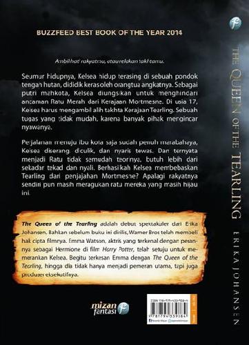 Cover Belakang Buku The Queen Of The Tearling