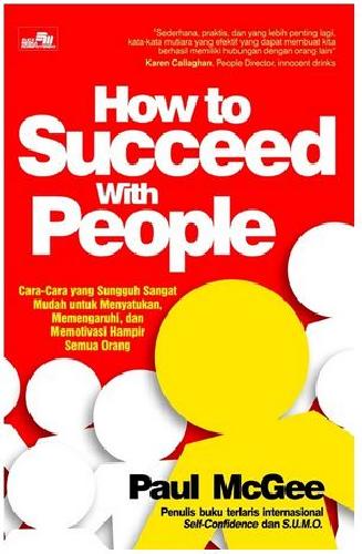 Cover Buku How to Succeed with People (Cover Baru)