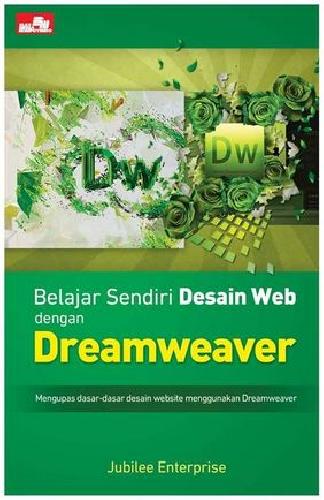 Cover Buku Belajar Sendiri Desain Web dengan Dreamweaver