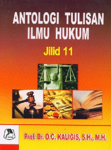 Cover Buku Antologi Tulisan Ilmu Hukum Jilid 11