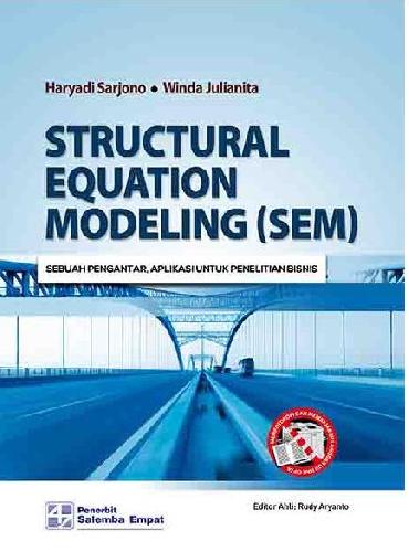 Cover Buku Structural Equation Modeling : Sebuah Pengantar, Aplikasi untuk Penelitian Bisnis