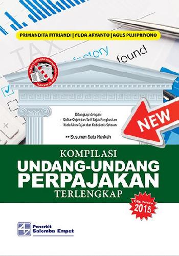 Cover Buku Kompilasi Undang-undang Perpajakan Terlengkap (2015)