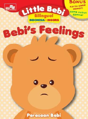 Cover Buku Little Bebi Bilingual - Bebis Feelings + QR