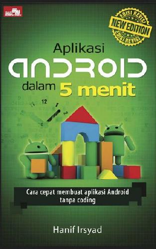 Cover Buku Aplikasi Android dalam 5 Menit Edisi Revisi
