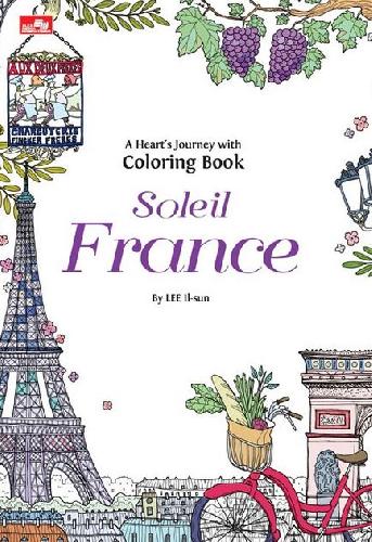 Cover Buku A Hearts Journey with Coloring Book - Soleil France
