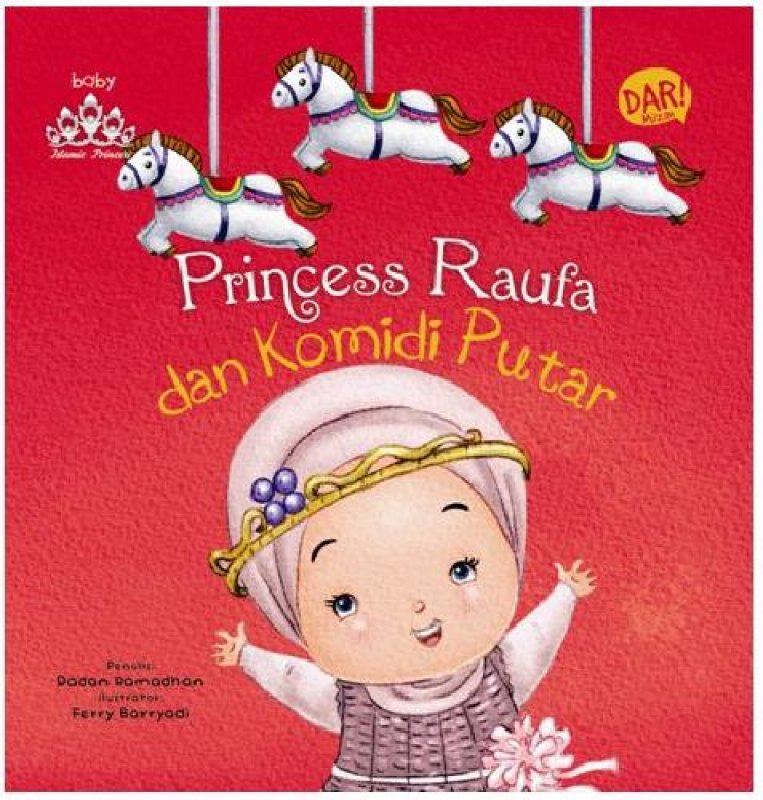 Cover Buku Princess Raufa Dan Komidi Putar (Board Book)