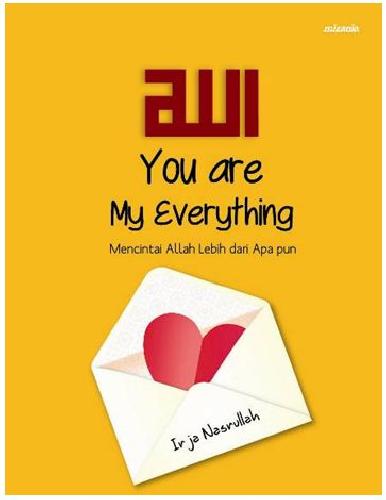 Cover Buku Allah. You Are My Everything