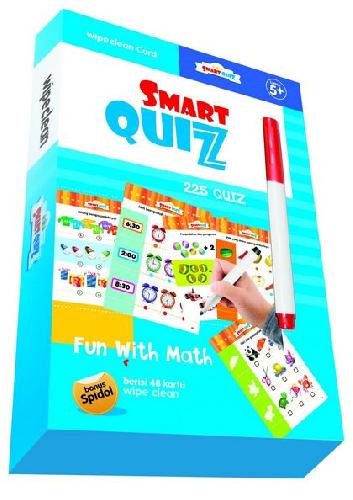 Cover Buku Wipe Clean Card : Smart Quiz