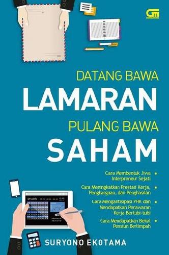 Cover Buku Datang Bawa Lamaran Pulang Bawa Saham
