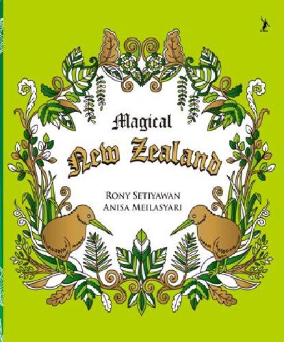 Cover Buku Magical New Zealand (Adult Coloring Book)