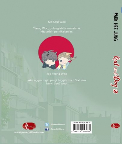 Cover Belakang Buku Cat and Dog #2