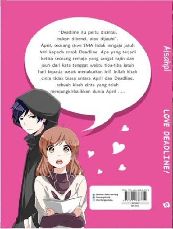 Cover Belakang Buku Love Deadline!