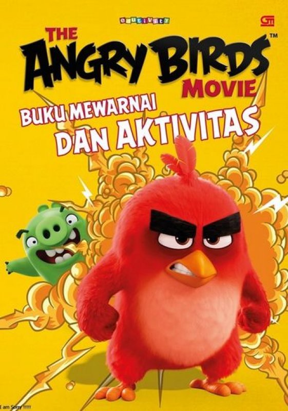 Cover Buku Angry Birds Movie: Buku Mewarnai dan Aktivitas