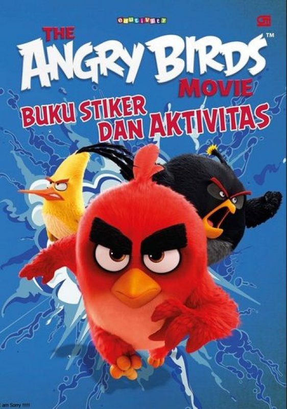 Cover Buku Angry Birds Movie: Buku Stiker dan Aktivitas