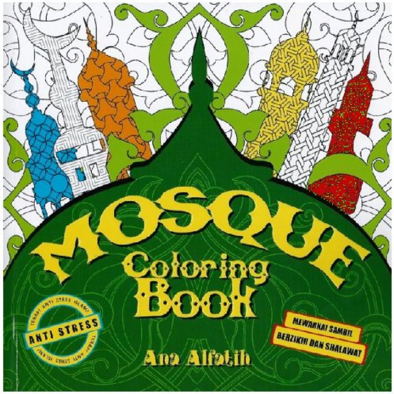 Cover Buku Mosque Coloring Book
