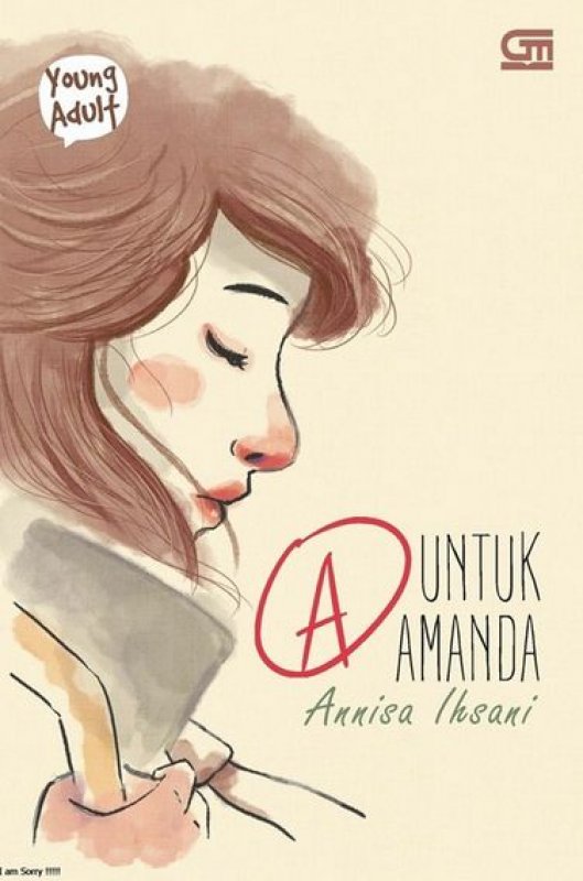 Cover Buku Young Adult: A untuk Amanda