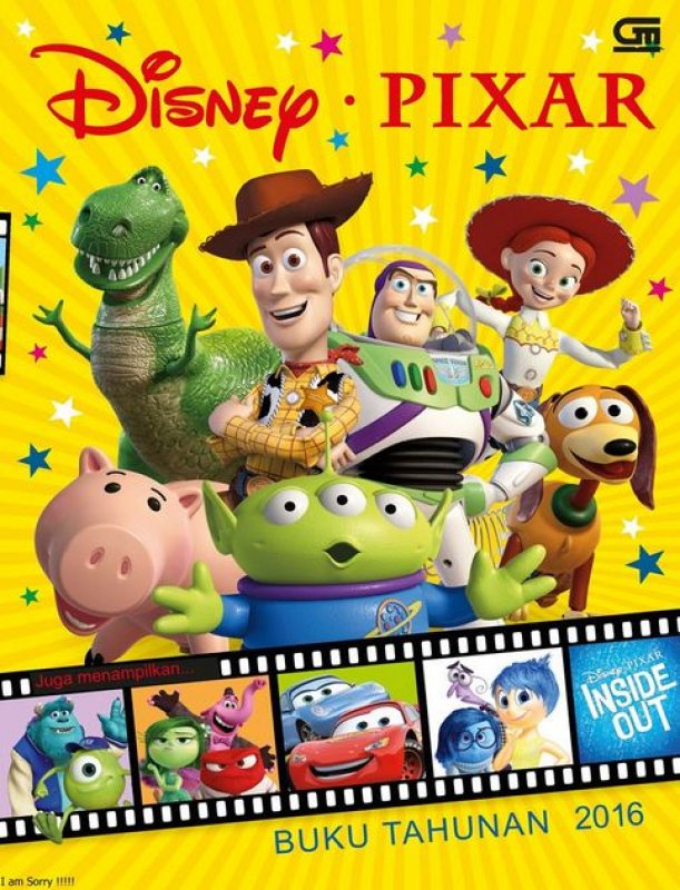 Cover Buku Disney Pixar: Buku Tahunan 2016