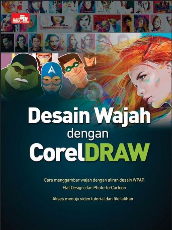 Cover Buku Desain Wajah dengan CorelDraw