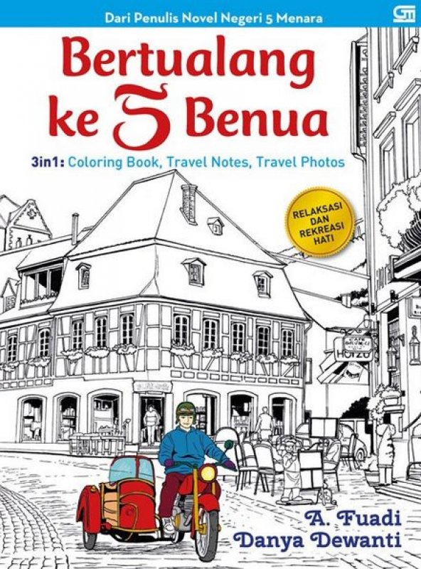 Cover Buku Bertualang Ke 5 Benua