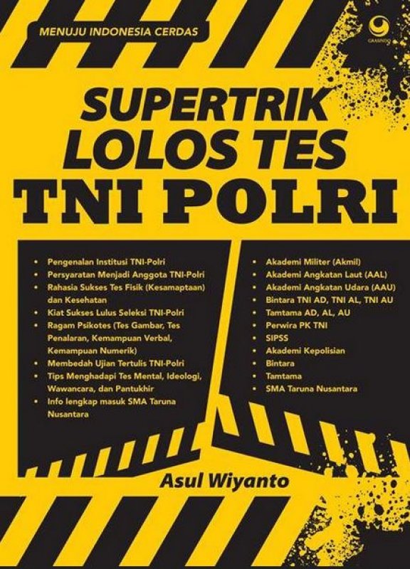 Cover Buku Supertrik Lolos Tes TNI-POLRI