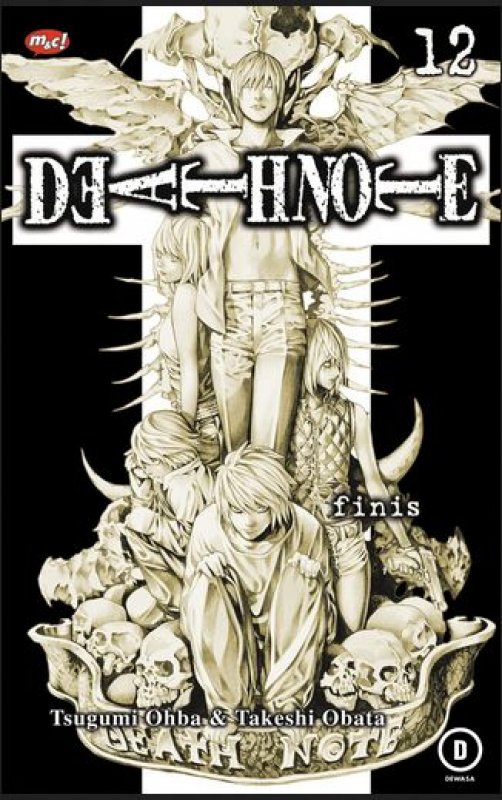 Cover Buku Death Note 12 (Terbit Ulang)