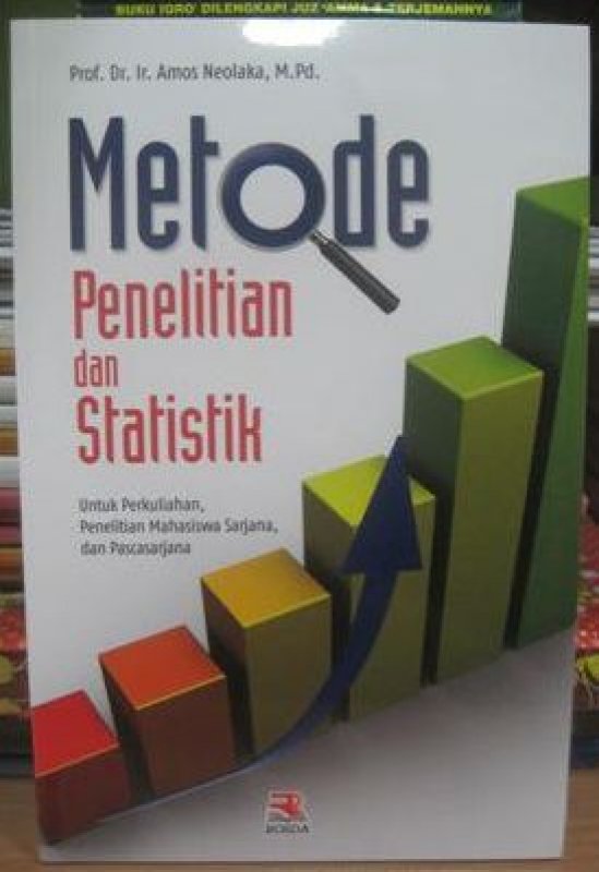 Cover Buku Metode Penelitian dan Statistik