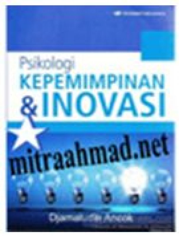 Cover Buku PSIKOLOGI KEPEMIMPINAN dan INOVASI 