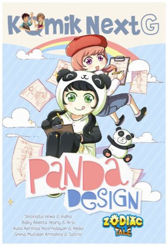 Cover Buku Komik Next G Panda Design