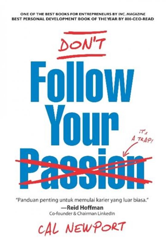 Cover Buku Dont Follow Your Passion