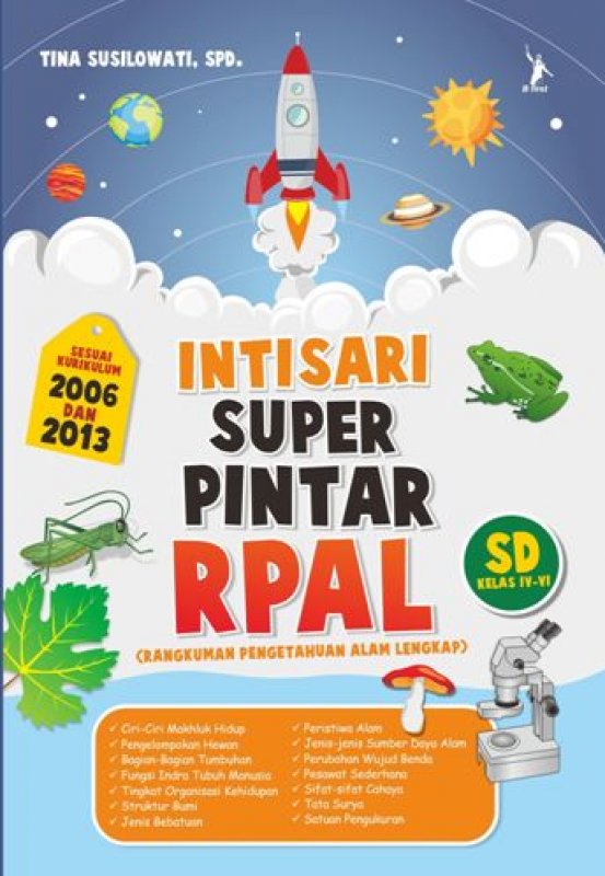 Cover Buku Intisari Super Pintar Rpal (Rangkuman Pengetahuan Alam Lengkap)