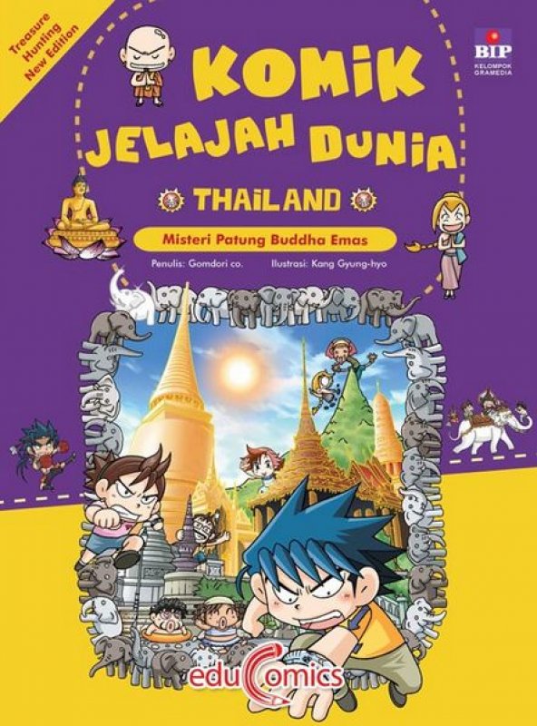 Cover Buku Komik Jelajah Dunia: Thailand