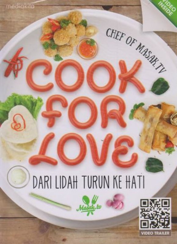 Cover Buku Cook For Love : Dari Lidah Turun Ke Hati (end year sale)