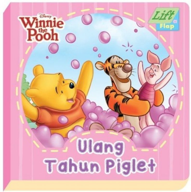 Cover Buku Lift a flap Pooh: Ulang Tahun Piglet