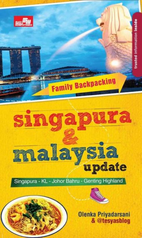 Cover Buku Family Backpacking Singapura dan Malaysia Update