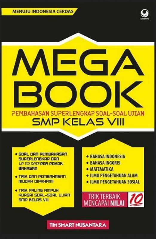 Cover Buku Mega Book SMP Kelas VIII