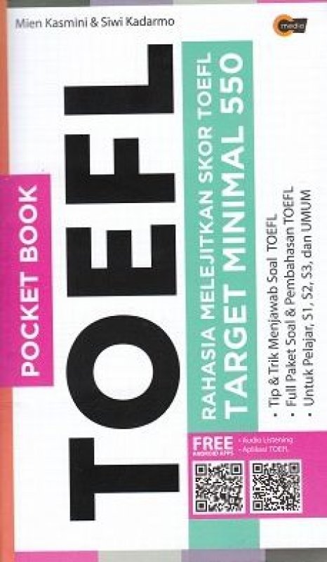 Cover Buku Pocket Book Toefl (Promo Best Book)