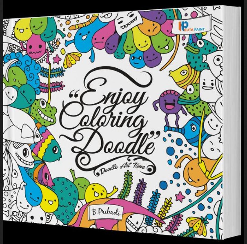 Cover Buku Enjoy Coloring Doodle