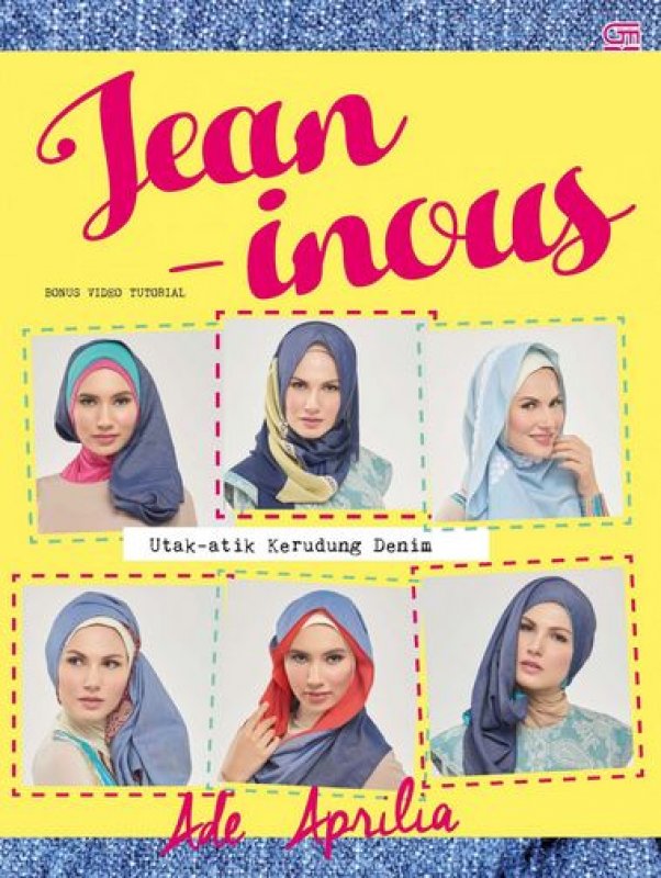Cover Buku Utak-Atik Kerudung Denim - Jeanious + VCD