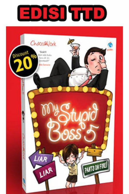 Cover Belakang Buku My Stupid Boss 5 (Liar Liar Pants on Fire) (Promo Best Book)