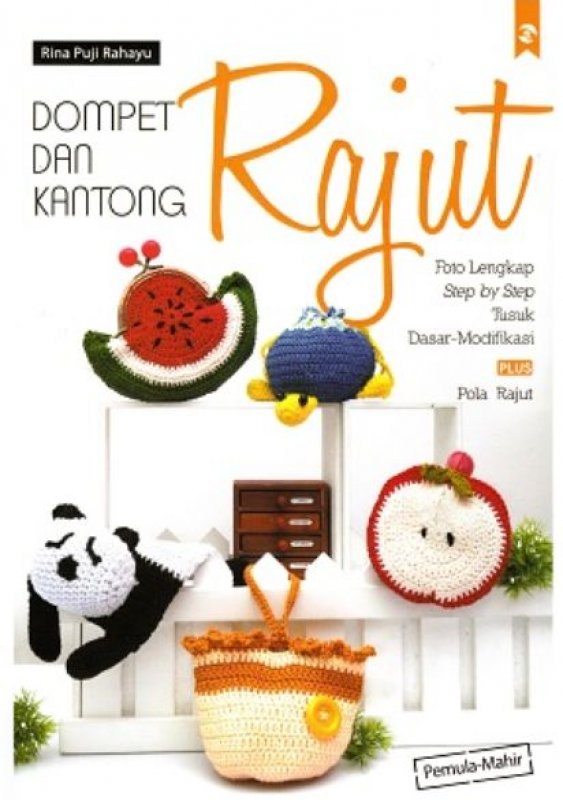 Cover Buku Dompet dan Kantong Rajut